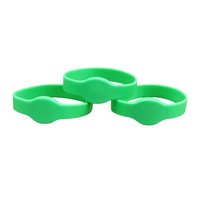 Bracelet NFC en silicone imperméable, réglable, bracelet RFID passif 13,56 MHz 1K, bracelets intelligents