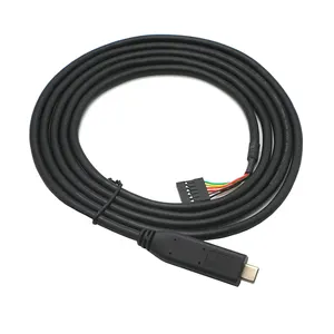 OEM ODM USB C TTL Uart 5V 3.3V RS232 serisi açmak için kablo destek adaptörü programlama kablosu