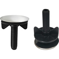 Cubierta para Orificio de Grifo de Cocina Jutye, Tapón para Orificio de Grifo de Fregadero, Cubierta de Metal Cepillado, Tapón de Acero Inoxidable, Cubierta para Orificio de Fregadero de Cocina