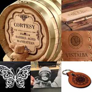 Máquina de Marcado Láser de Escritorio CO2, Máquina de Grabado Láser de 3w 5w, Grabado en Bambú, Madera, Cuero, Letras, Grabado No Metálico - Product Image 6