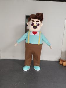 תחפושת מתנפחת של דמות קולנועית אמריקאית להליכה, תחפושת קמע מצוירת לחג ליל כל הקדושים, יוניסקס למבוגרים - Product Image 2