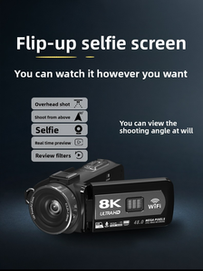 Caméra de vlogging pour contenu documentaire avec autofocus avancé, anti-tremblement, détection de visage, retardateur et prise de vue en continu - Product Image 2