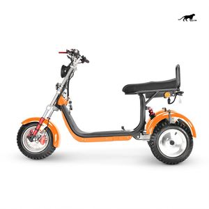 Motocicleta doble de 2000W, triciclo para adultos, patinete eléctrico de 3 ruedas, pantalla LCD personalizada, 60V, 10 pulgadas, Sidecars, triciclo, 2 manos abiertas, 225 - Product Image 2
