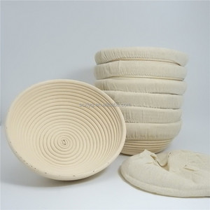 XR ODM/OEM prezzo di fabbrica rotondo naturale Indonesia Rattan fermentazione pane <span class=keywords><strong>in</strong></span> vimini ciotola di pasta cesto di prova con fodera di <span class=keywords><strong>stoffa</strong></span> - Product Image 1
