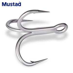 Mustad 36328 Classic Big Fish <span class=keywords><strong>Triple</strong></span> Hook 7X Heavy Duty Sea Fishing Tackle Bulk Mustad Fishhooks - Product Image 1