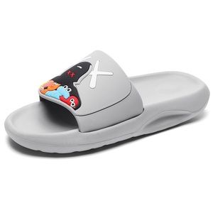 Mens Sport <b>Slide</b> <b>Slipper</b> Latest <b>Slippers</b> Mens Casual Flat <b>Slippers</b> For Mens Summer Shoes - Product Image 1