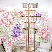 Support de fleurs en acrylique doré Martina, arche moderne pour bureau, maison, meuble de rangement pour chambre d'enfant, présentoir de jouets, mariage