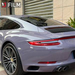 Rouleau d'emballage <span class=keywords><strong>auto</strong></span>-cicatrisant pour voiture Film violet anti-rayures pour voiture Romarin Vente en gros Ppf Stretch Chrome violet Film de protection pour voiture Tpu - Product Image 4