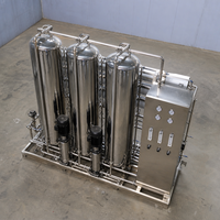 Réservoir sous pression industriel en acier au carbone avec filtre mécanique à sable de quartz, productivité de 5000 L/heure, garantie 1 an, pour électrolyse