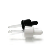 Pipette OEM pour emballage cosmétique, flacon compte-gouttes en verre transparent à épaule plate pour huile essentielle et sérum, 15 ml