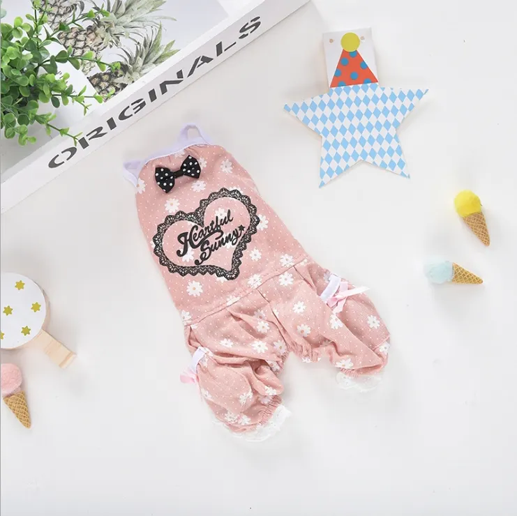 2021 New Hot Sale Lovely Spring And Summer One Piece Dog Dress Clothes