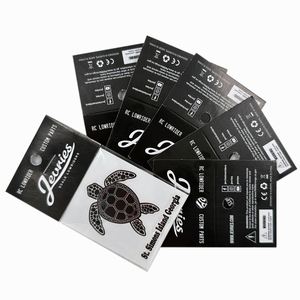 Etiquetas de papel Kraft personalizadas para ropa, OEM, ODM, venta al por mayor, etiquetas de impresión Offset, etiqueta de calcetín, etiqueta de cartón, impresión de papel y cartón - Product Image 1