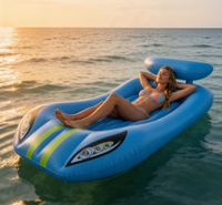 Super Grand Lit de Bronzage Gonflable en PVC pour Voiture de Sport et Jet Ski, Piscine, Lac, Océan, Flottant pour Adultes et Enfants - En Promotion