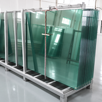Verre trempé, verre de sécurité renforcé, verre architectural pour porte, fenêtre, paroi de douche, balustrade, mur-rideau, taille personnalisée