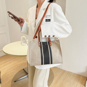 كيس كتان قابل لإعادة الاستخدام بشعار مخصص لتعبئة القماش المتين للنساء - Product Image 6