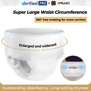 حفاضات كبيرة الحجم للبالغين قابلة للسحب مع حلقة الخصر تنفس فيلم PE الساخنة مصمم سراويل داخلية رخيصة تصنيع حفاضات فتاة - Product Image 2