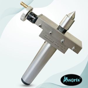 Accessoire de tournage conique avec pointe tournante pour tour métrique, conique Morse 4MT, construction en acier - Product Image 4
