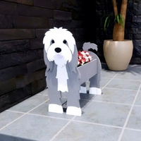 Personnalisation en usine, Meilleures ventes : Jardinières en PVC en forme de chien, Pots de fleurs, Décorations de jardin, Jardinières animales, Panneau en mousse PVC, Cadeau