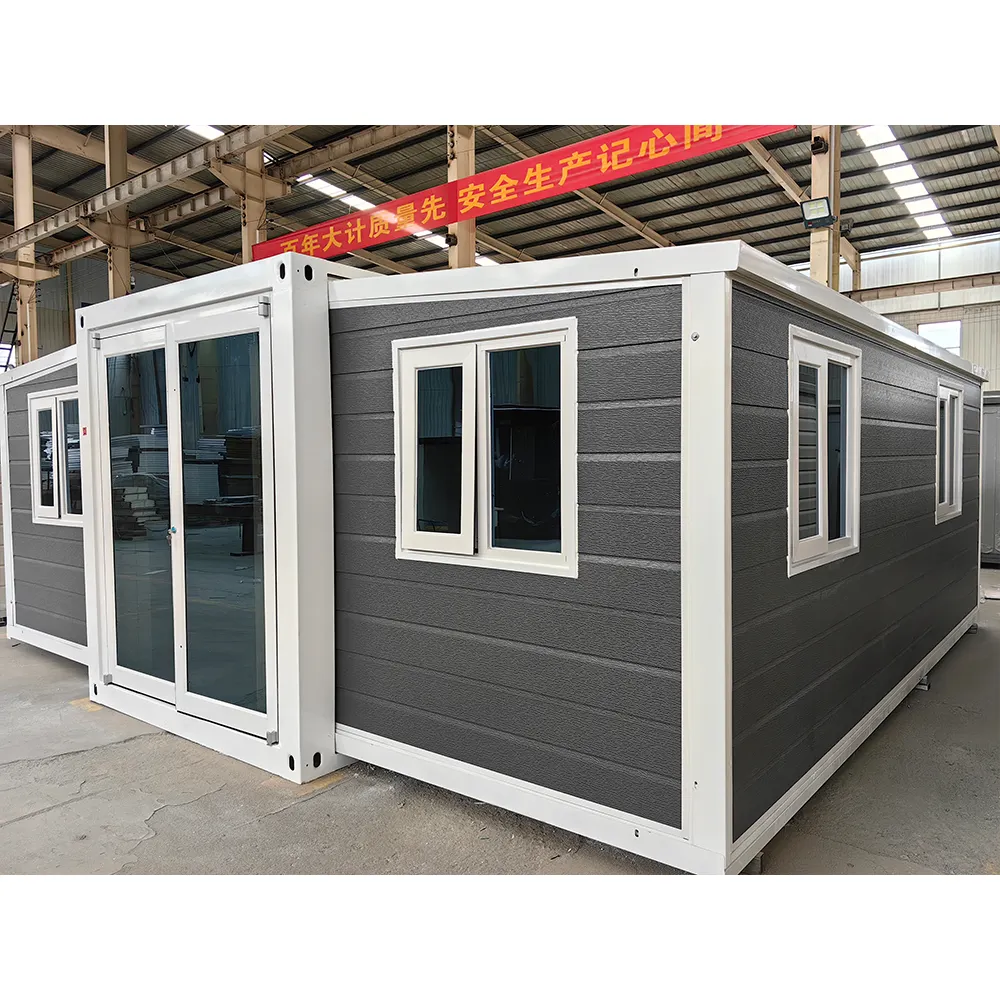 20 Ft Prefab Container Uitbreidbaar Huis Aanpassen Slaapkamer Badkamer Keuken 40ft Uitbreidbaar Containerhuis