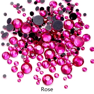 Strass thermocollants OLeeya personnalisés DMC SS6-SS30, strass brillants en cristal pour vêtements et robes - Product Image 2