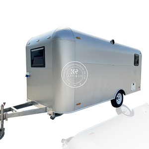 Remorque mobile en acier inoxydable pour concession, restauration rapide, camping et voyage, modèle 2025, OEM - Product Image 4