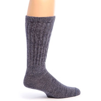 Calcetines de alpaca para diabéticos Calcetines de tripulación de pantorrilla ancha Calcetines térmicos suaves para hombres