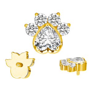 Juego de <span class=keywords><strong>Piercing</strong></span> de Titanio G23 con Diseño de Garra de Gato y Corazón con Circonita Cúbica en el <span class=keywords><strong>Centro</strong></span>, Joyería Corporal de 16G, <span class=keywords><strong>Piercing</strong></span> Helix, <span class=keywords><strong>Piercing</strong></span> Labret, <span class=keywords><strong>Piercing</strong></span> para <span class=keywords><strong>Labio</strong></span> - Product Image 5