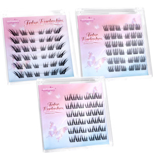 Pestañas Postizas Sin Pegamento Nilans: Una Fácil Aplicación en 3 Pasos con Extensiones de Pestañas Segmentadas para un Look Natural Sin Maquillaje - Product Image 1
