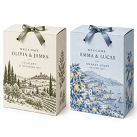 Coffret bienvenue mariage destination pour invités hôtel mariage plage cadeaux voyage et weekend mariage