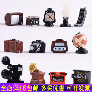 Miniature Resin Figurines Vintage Cameras DIY Landscape Craft Materials Bonsai Succulent Decor Accessories - Product Image 5