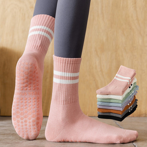 <strong>Custom</strong> Design Anti Slip Women Sport <strong>Socks</strong> <strong>Custom</strong> Logo Cute Embroidery Gym Yoga Pilates Grip <strong>Socks</strong> - Product Image 1