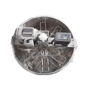 Extracteur de miel vertical automatique électrique à 8 cadres avec moteur, nouvel équipement d'apiculture, métal 220V pour utilisation à la ferme - Product Image 4