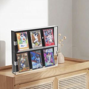 <b>Wall</b> <b>Mounted</b> Acrylic Baseball Card <b>Display</b> Box, Basketball Hockey Sports Card Storage Box, <b>Display</b> <b>Cabinet</b> - Product Image 3