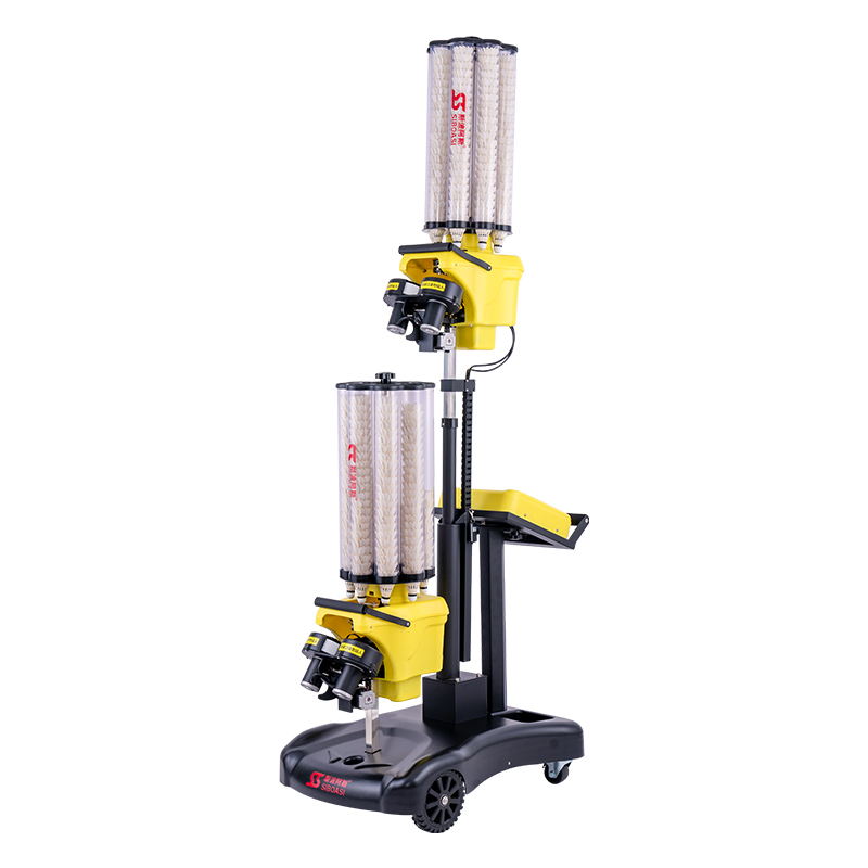 SHAREWELL Hot Selling High-Capacity Badminton Feeder 8025A with Programmable & Multi-Angle Serving, Commercial-Grade Performance