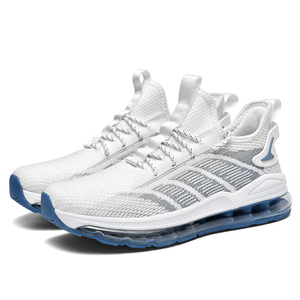 Chaussures de basketball athlétiques pour hommes, logo personnalisé, tige en tissu extensible respirant, amorti intégral, tailles US 13 14, tendance mode printemps - Product Image 6