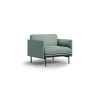 Canapé en mousse PU haute densité au design moderne, disponible en deux places, canapé de détente, mobilier de réception de bureau