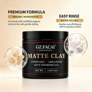 Échantillons de marque privée disponibles – Pâte coiffante mate texturisante pour hommes, qualité salon, tenue forte et longue durée - Product Image 6