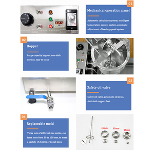 Thép không gỉ <span class=keywords><strong>Donut</strong></span> chiên Máy <span class=keywords><strong>Donut</strong></span> điền Máy <span class=keywords><strong>Donut</strong></span> Máy làm - Product Image 4