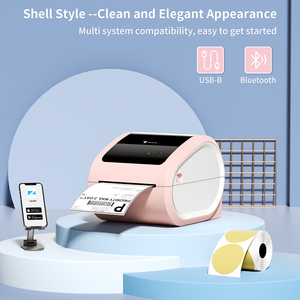 Phomemo D520-BT 4x6 Etikettendrucker, Kabelloser Akku-Thermodrucker für AMZ Shopify UPS FedEx, 150mm/s - Product Image 5
