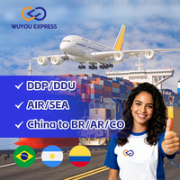 Premium Luft- und Seefracht-Spediteur Tür-zu-Tür Versandagent UPS/DHL/FedEx/TNT von China nach Argentinien Brasilien Kolumbien Peru
