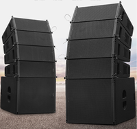 Enceintes Line Array passives et amplifiées avec caisson de basses de 18 pouces pour la scène, système de sonorisation extérieur