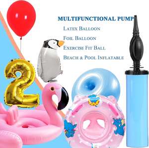 Mini pompe à <span class=keywords><strong>ballon</strong></span> manuelle à double <span class=keywords><strong>action</strong></span> portable pour ballons <span class=keywords><strong>de</strong></span> Noël Halloween Gonfleur manuel pour ballons - Product Image 5