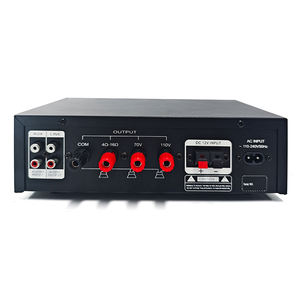 Hot Selling 60W Mini Portable Power Amplifier Professional 2-Channel Wireless Microphone <strong>Mixer</strong> Home <strong>Karaoke</strong> <strong>Sound</strong> Application - Product Image 1