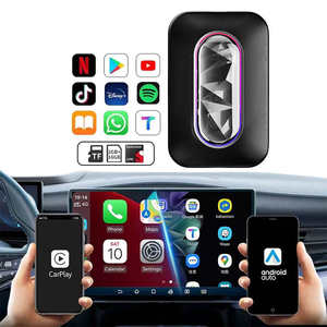 Boîte Carplay Ai, adaptateur Carplay <span class=keywords><strong>sans</strong></span> fil, 3 en 1, lecteur multimédia automobile Carplay pour Mazda Benz Kia <span class=keywords><strong>Hyundai</strong></span> VW - Product Image 1