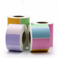 Feuille d'étiquettes adhésives en PVC personnalisées, imprimées, imperméables, colorées et inscriptibles, de qualité supérieure, pour bougies, scrapbooking et cadeaux