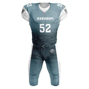 Cheap Promotion High Quality Sublimation American Football Jersey Plain Youth American Football Uniforms