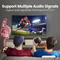 Kabel Audio Optik Digital UGREEN AV122 Berlapis Emas 24K, Kabel Audio TOSLINK Male to Male untuk TV, Speaker, Proyektor