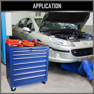Chariot de rangement pour outils avec tiroirs, mallette rigide pour mécaniciens professionnels, kits d'outils de <span class=keywords><strong>garage</strong></span> en mousse EVA pour réparation automobile - Product Image 6