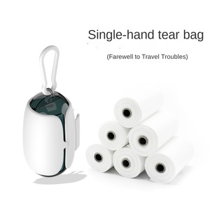 Dispensador de bolsas para recoger inodoro para perros, respetuoso con el medio ambiente, bolsa de basura para mascotas degradable, suministros de limpieza, eliminación de residuos de mascotas - Product Image 5