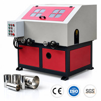 Polisseuse de tubes en acier inoxydable de haute qualité certifiée CE, moteur 4 kW, chargement automatique, machine à polir les tubes ronds en métal